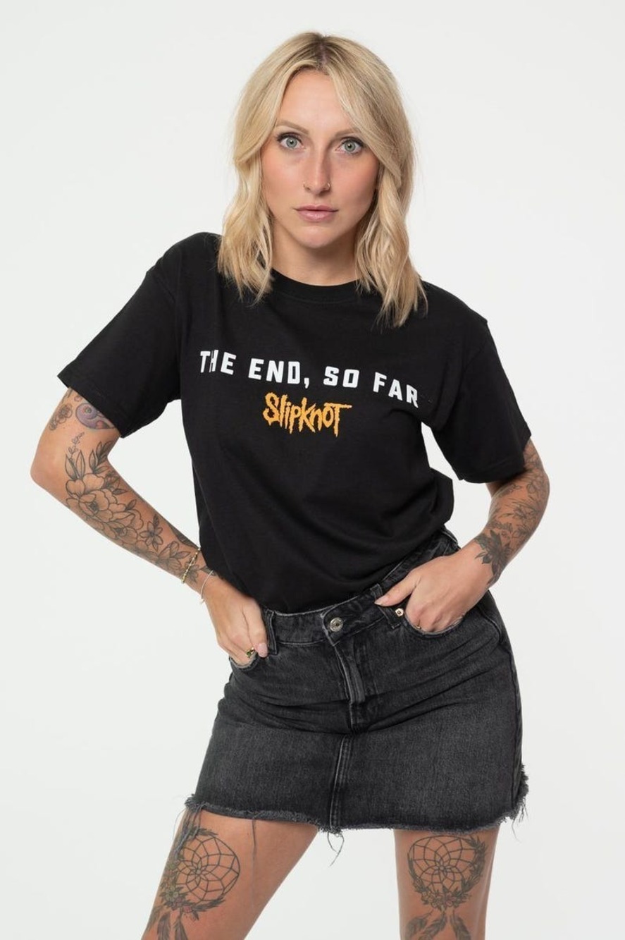 Slipknot T Shirt The End So Far Album Cover Band Logo